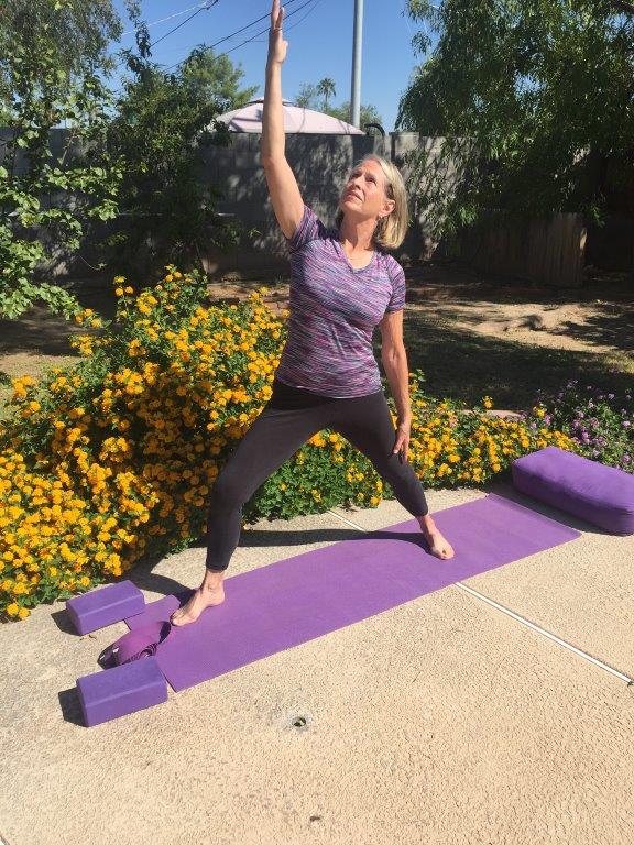 Such joy practicing Peaceful Warrior to increase flexibility, endurance, and stamina!