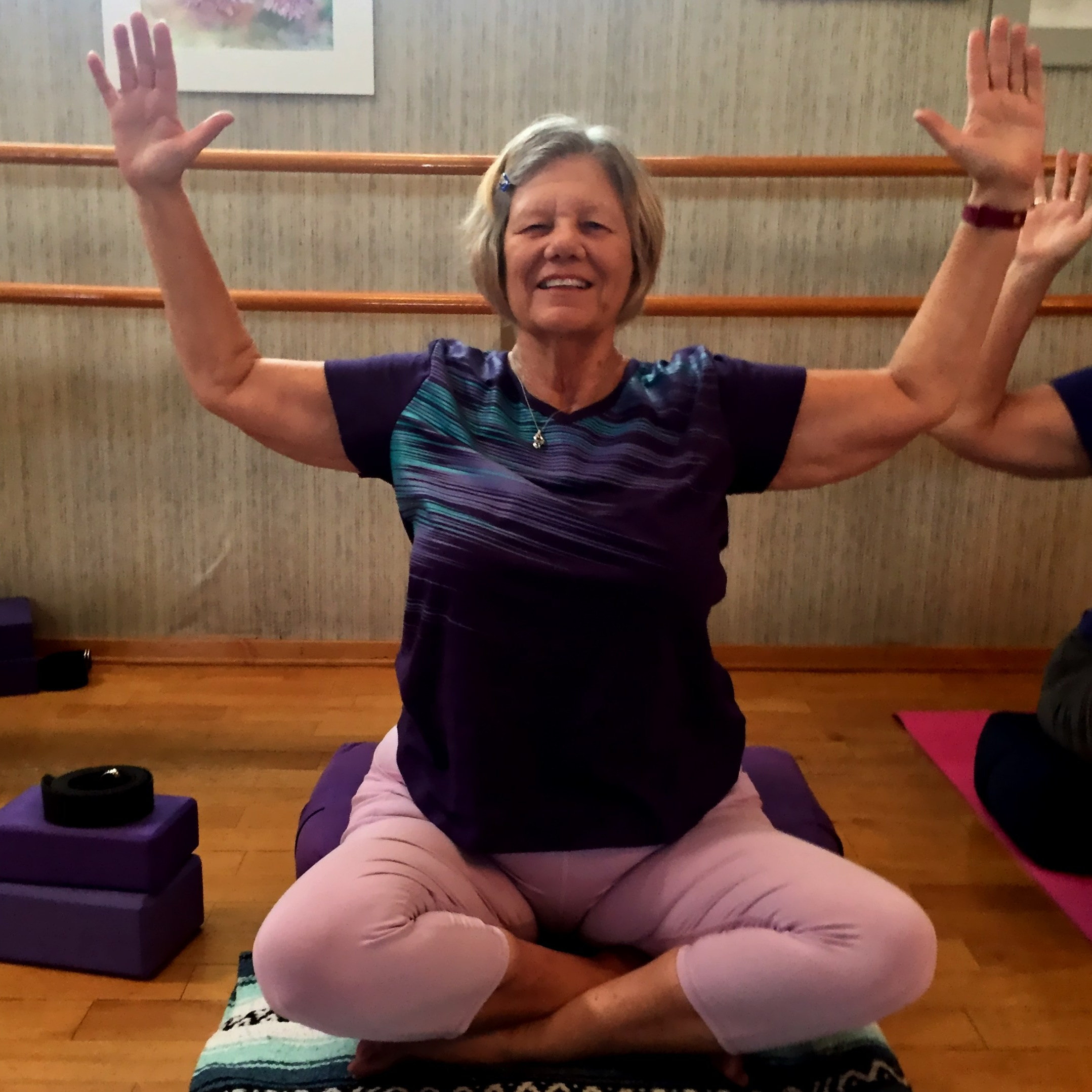 Happiness is Gentle Yoga with your heart filled with joy and love!